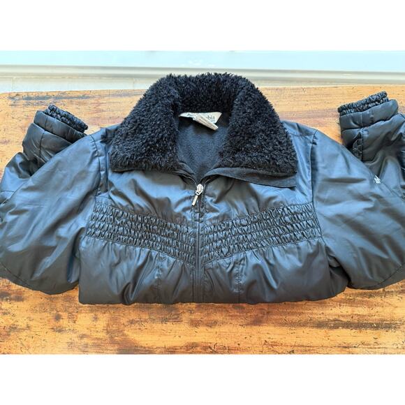 Columbia Women’s‎ XS Down Filled Fitted Puffer Jacket Black - Picture 9 of 11